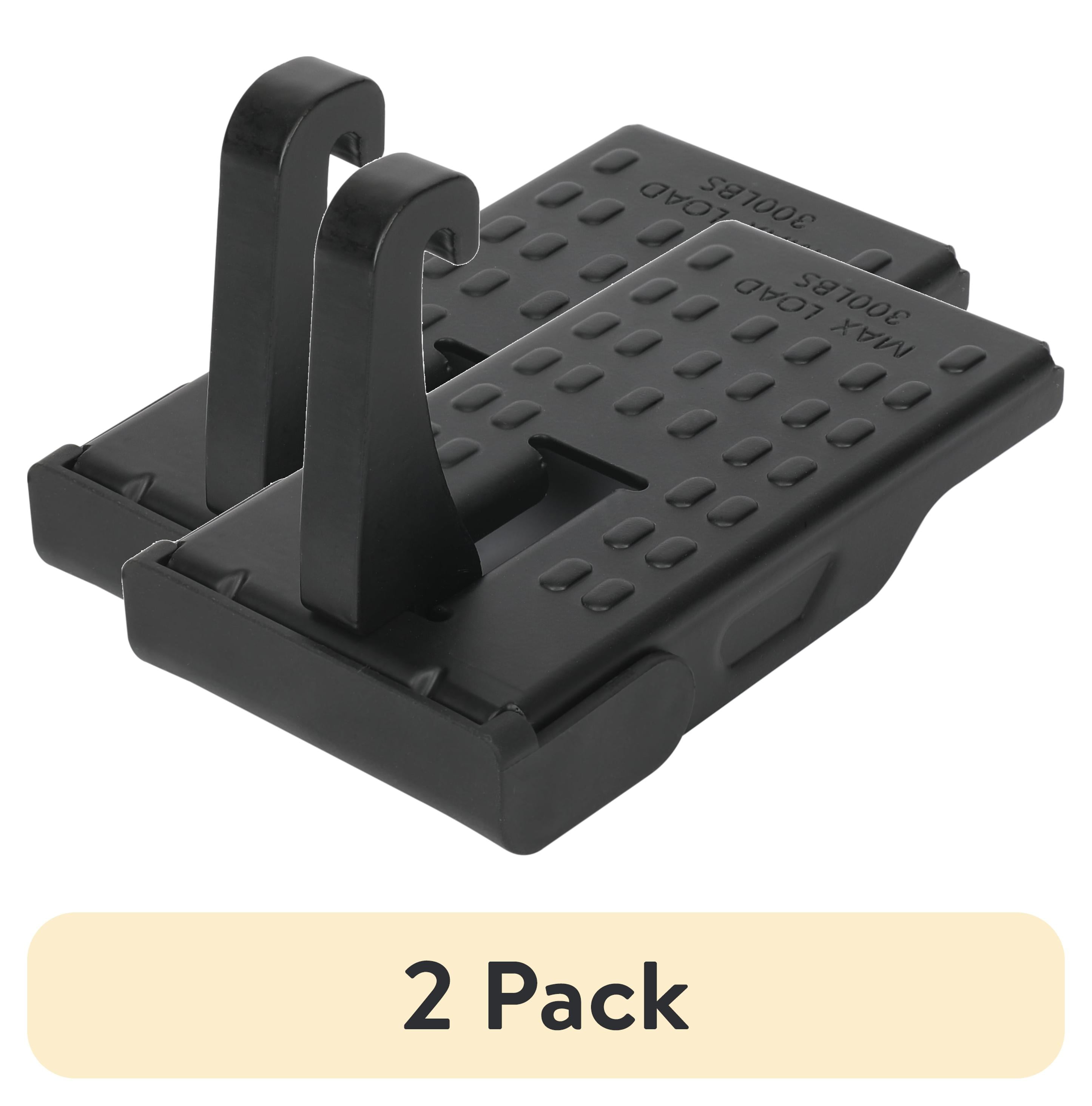 (2 pack) Hyper Tough Car Door Step, Black