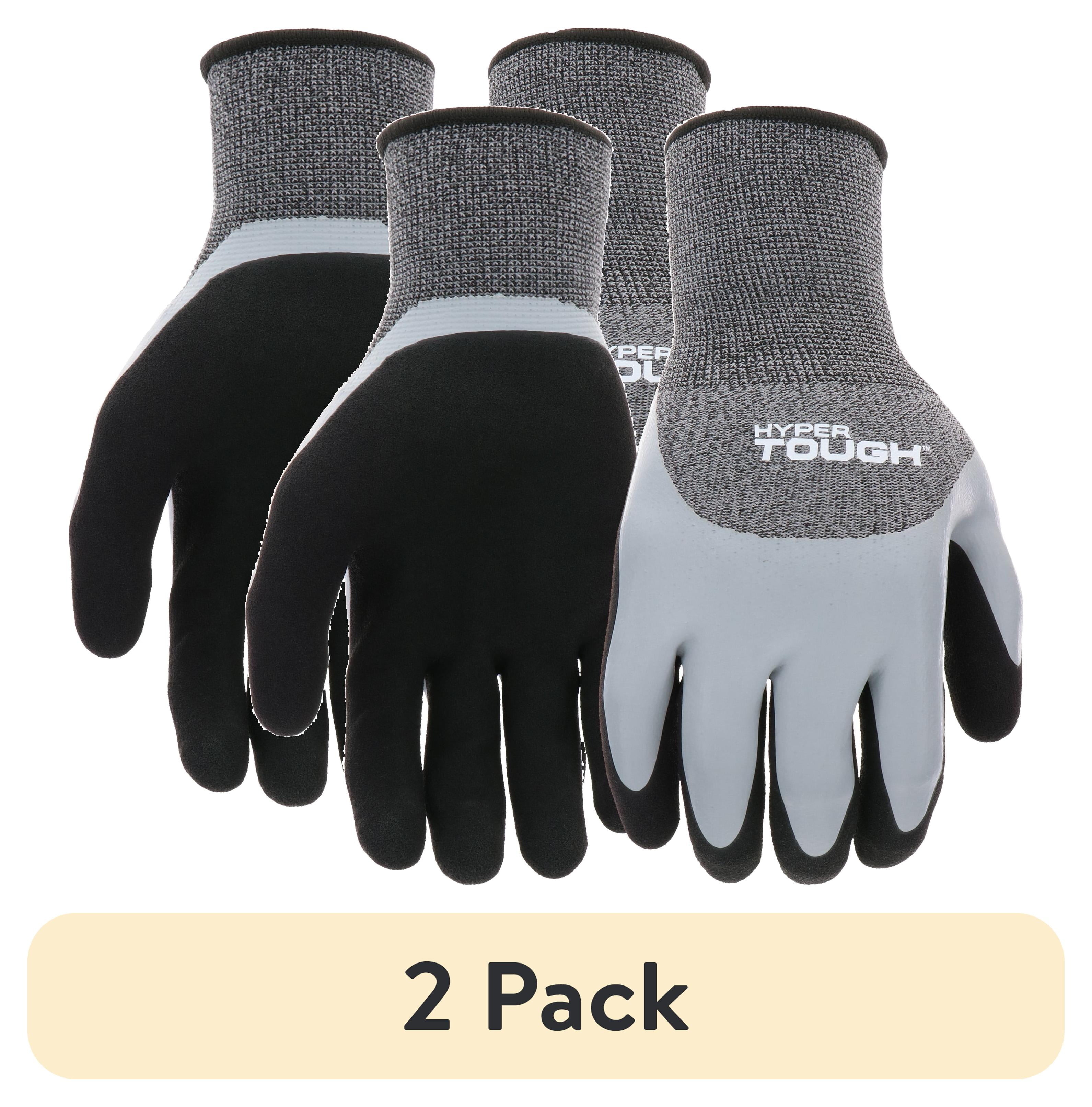 Hyper Tough Double Dipped Latex Gloves Large Safety Workwear