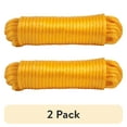 thumbnail image 1 of (2 pack) Hyper Tough Item MFP1675-2HT is a Solid Braid Polypropylene 1/2" Diameter x 75' Length Rope, Orange, 1 of 9