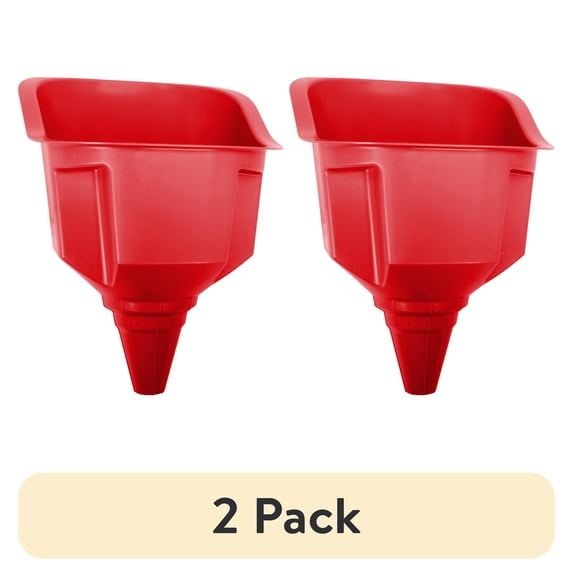 (2 pack) Hyper Tough Large Multi-Use Plastic Truck and Vehicle Funnel ...