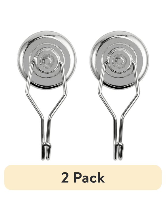 (2 pack) Hyper Tough Magnetic Hooks, 2.5 in x 4.5 in x 1.25 in
