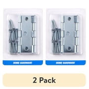 (2 pack) Hyper Tough New 2-1/2 in. Utility Hinge, Zinc Plated, 2 Pack