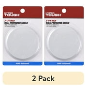 (2 pack) Hyper Tough New Plastic 3-1/4 in. Wall Shield, White
