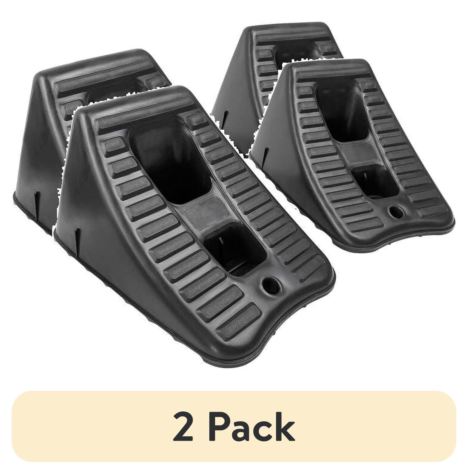 (2 pack) Hyper Tough Plastic Wheel Chock 2Pack