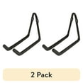 thumbnail image 1 of (2 pack) Hyper Tough Screw Mounted Steel Utility V-Hook Hanger, Black Powder Coat Finish, 1 of 9