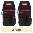 thumbnail interactive-video image 1 of (2 pack) Hyper Tough Tool Pouch Organizer, Black 600 Denier Polyester, 1 of 3