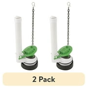 (2 pack) Hyper Tough Water Saving Toilet Flush Valve Replacement