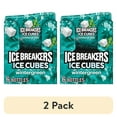 thumbnail image 1 of (2 pack) ICE BREAKERS Ice Cubes Wintergreen Sugar Free Chewing Gum Bottles, 3.24 oz (6 Count, 40 Pieces), 1 of 2