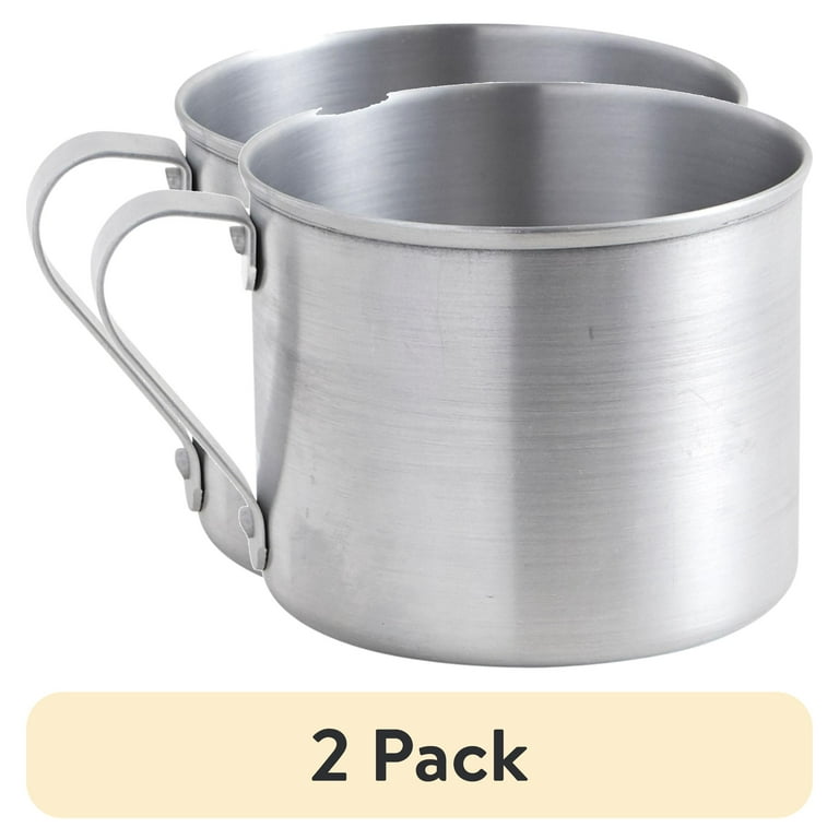 2 pack) IMUSA 0.7qt Aluminum Mug - Walmart.com