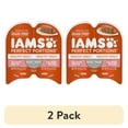 thumbnail image 1 of (2 pack) Iams Perfect Portions Pate Salmon Recipe Healthy Adult Cat Food, 2.6 Oz Twin-Pack Tray, 1 of 9