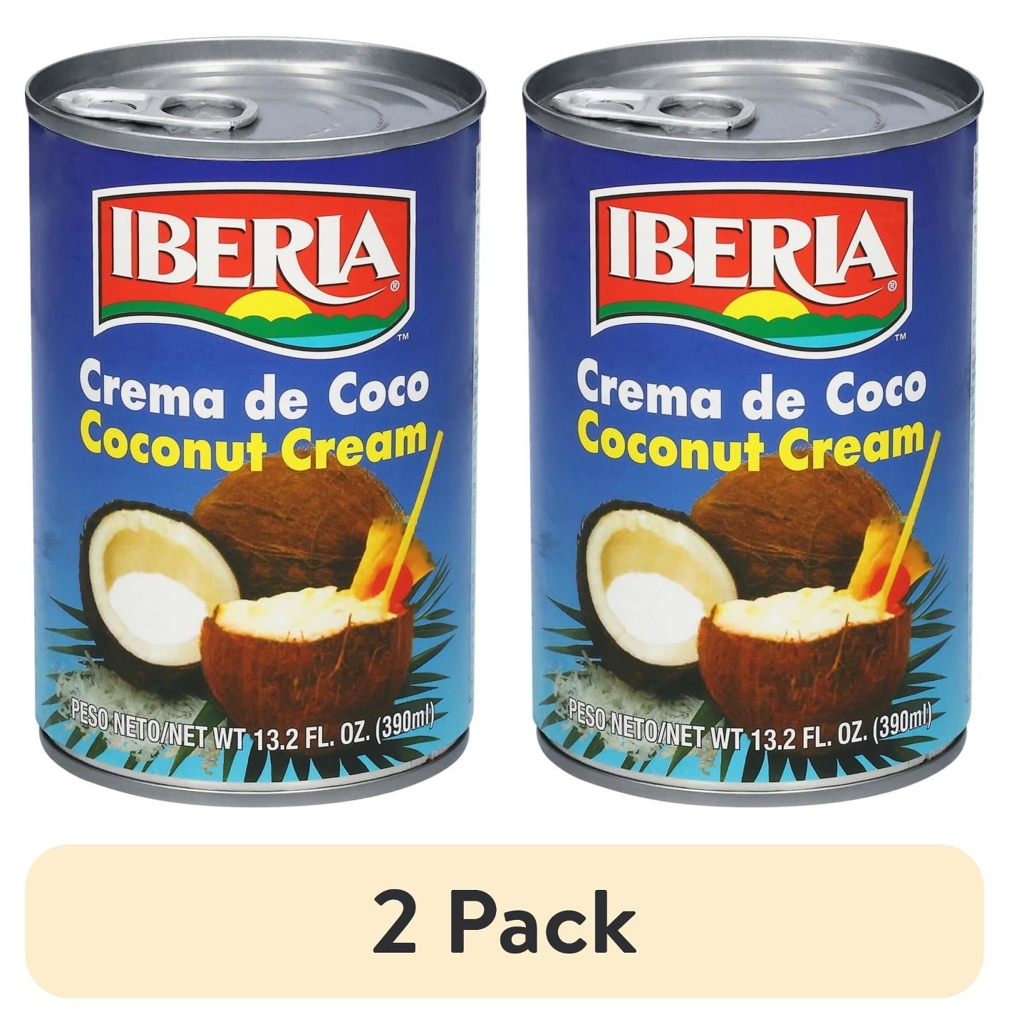 2 pack) Iberia Coconut Cream 13.2 fl oz - Walmart.com