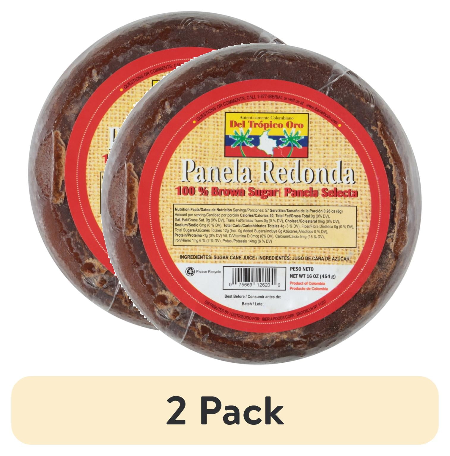 Del Tropico Oro Iberia 100% Brown Sugar Panela Round 16 oz