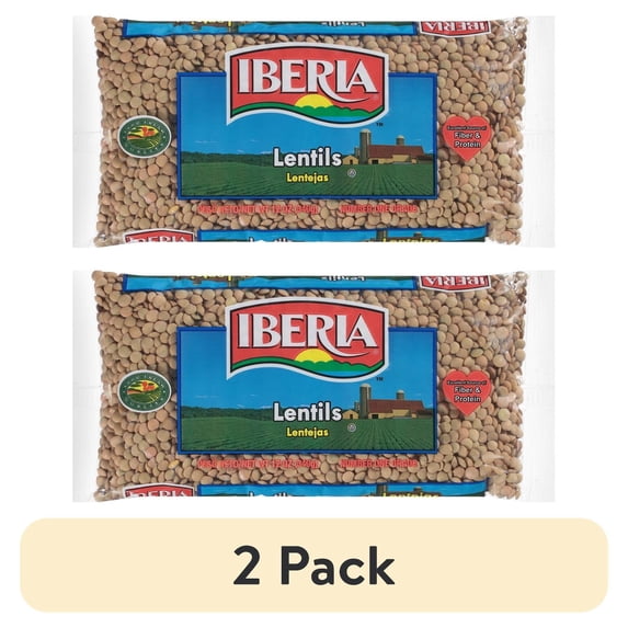 (2 pack) Iberia Lentils 12 oz