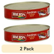 (2 pack) Iberia Oval Sardines in Tomato Sauce, Canned Seafood