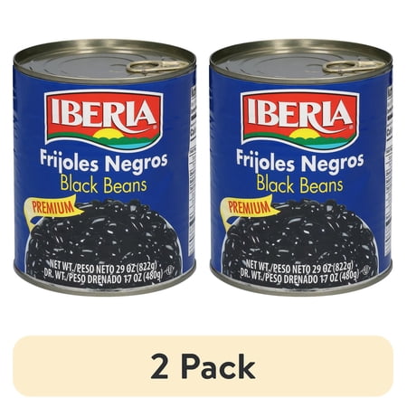 (2 pack) Iberia Premium Black Beans 29 oz