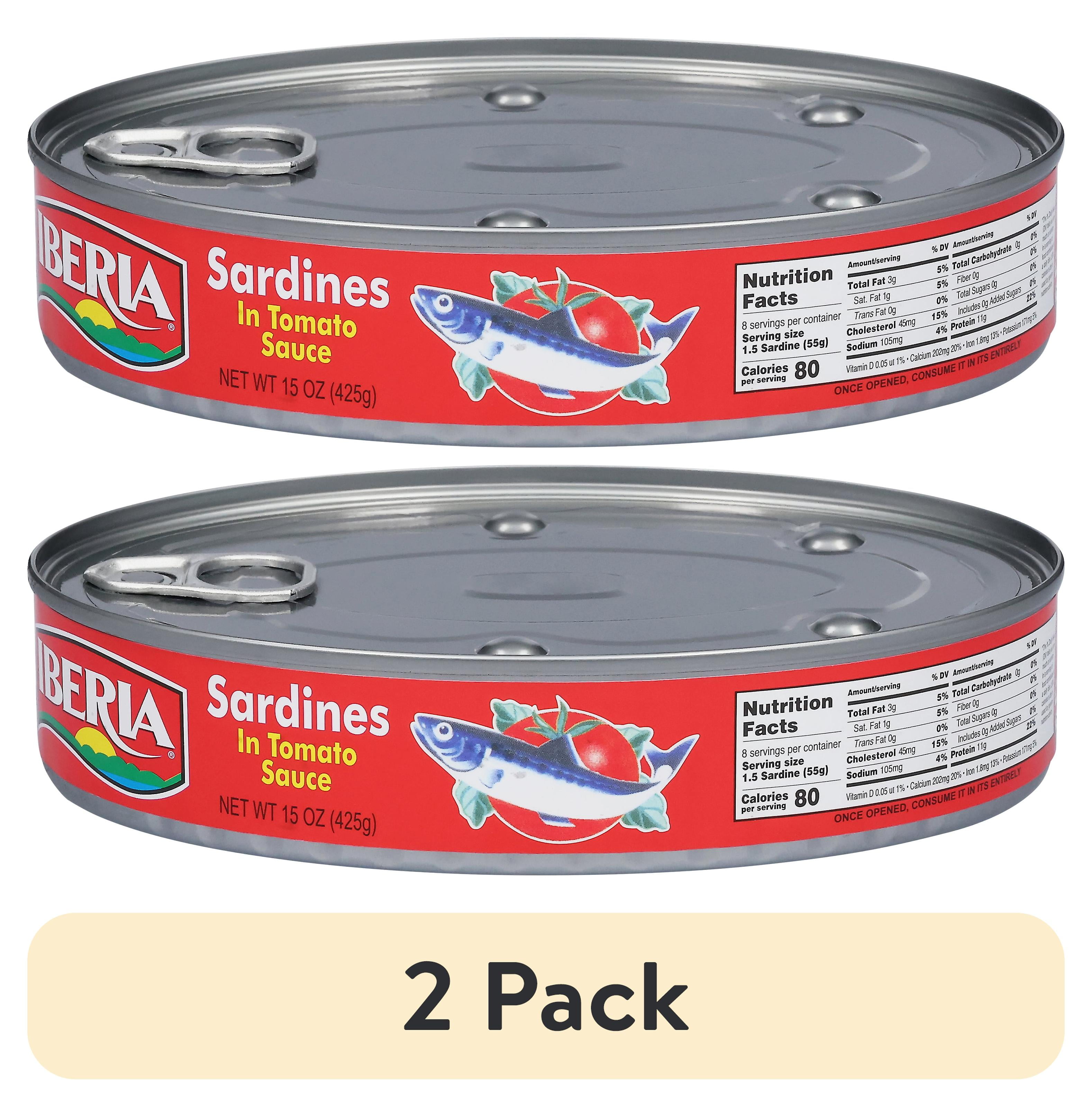 (2 pack) Iberia Sardines in Tomato Sauce 15 oz