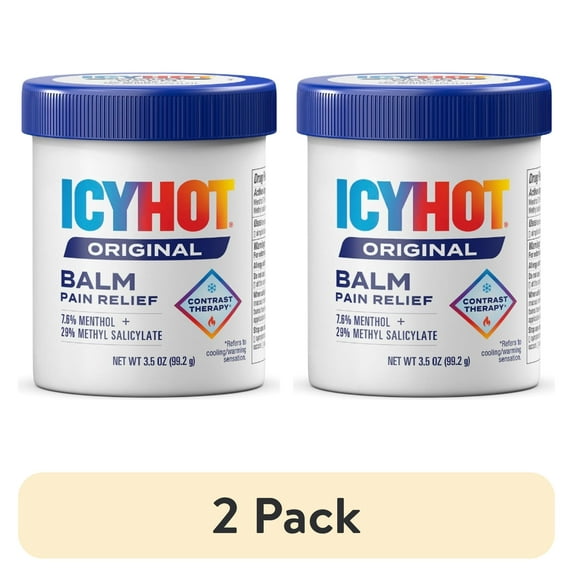 (2 pack) Icy Hot Original Pain Relieving Balm, 3.5 oz. - Walmart.com