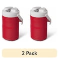 thumbnail image 1 of (2 pack) Igloo 1 Gallon Sports Plastic Beverage Jug with Hooks, Red, 1 of 14