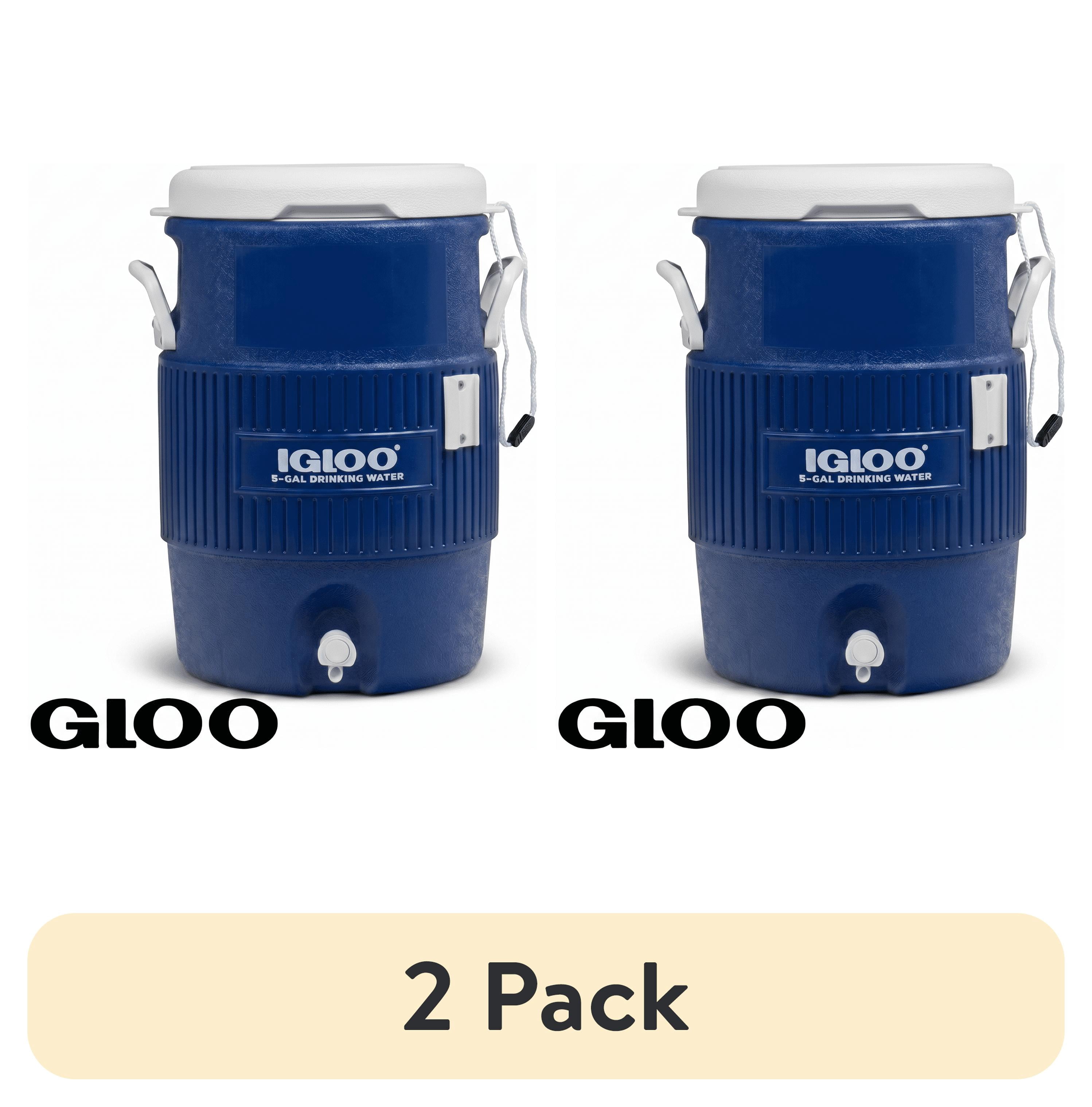 (2 pack) Igloo 5 Gallon Heavy Duty Beverage Cooler, Blue