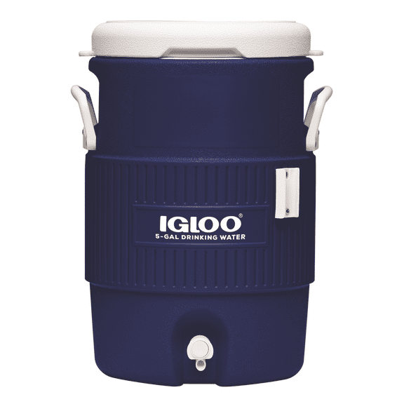 (2 pack) Igloo 5 Gallon Heavy-Duty Polyethylene Beverage Cooler Jug, Blue