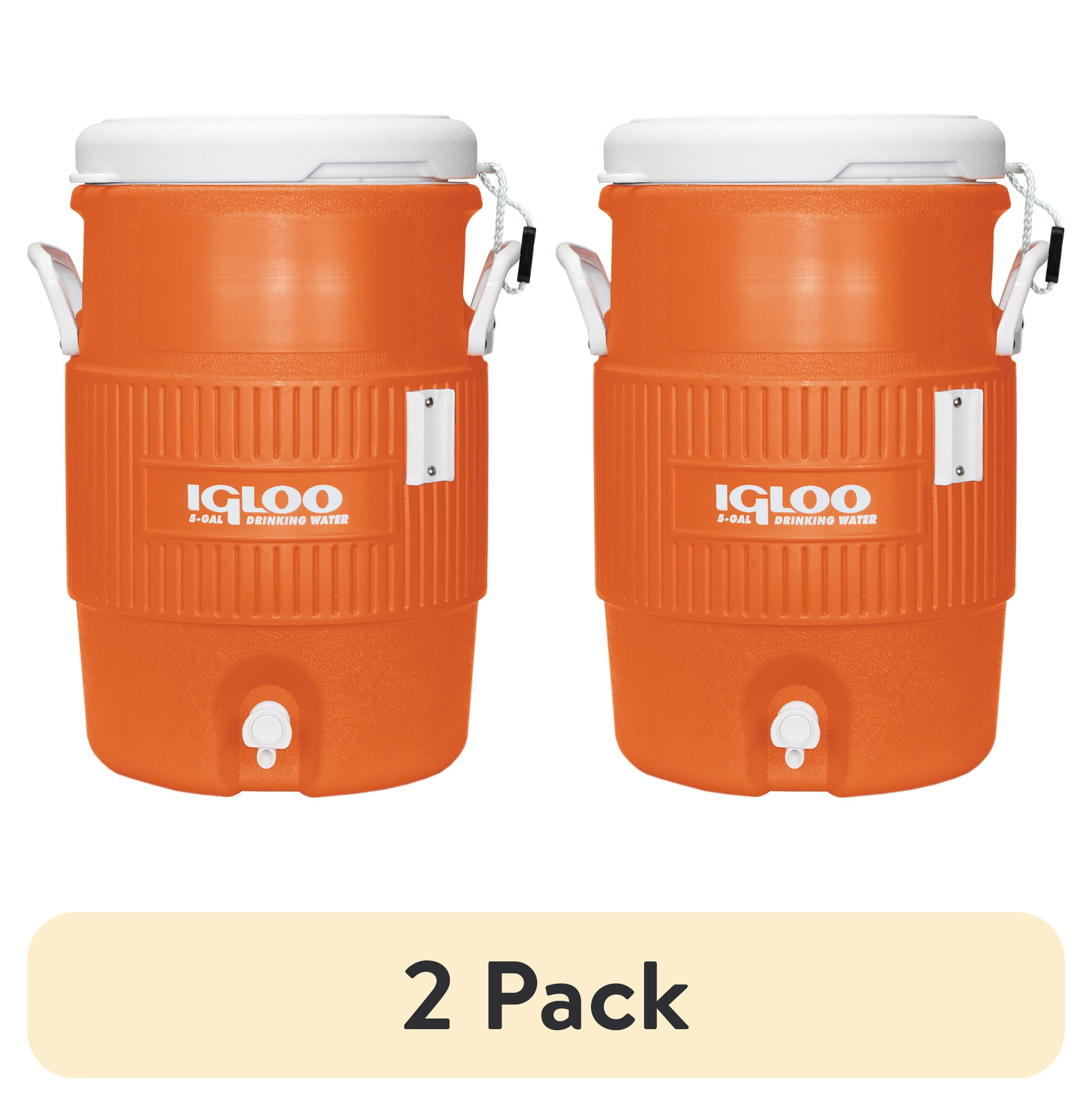 Igloo 5 Gallon Heavy Duty Beverage Cooler – Orange Utility