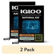 (2 pack) Igloo MaxCold Natural Ice 2 Pack (5" x 7" x1" per sheet), Perfect for Keeping School Lunches, Picnics, Drinks, or Work Lunches Cold