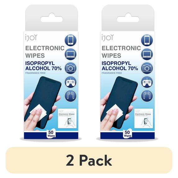 (2 pack) Ijoy Tech Wipes 50ct 4pc Pdq, Electronic Cleaning Wipes