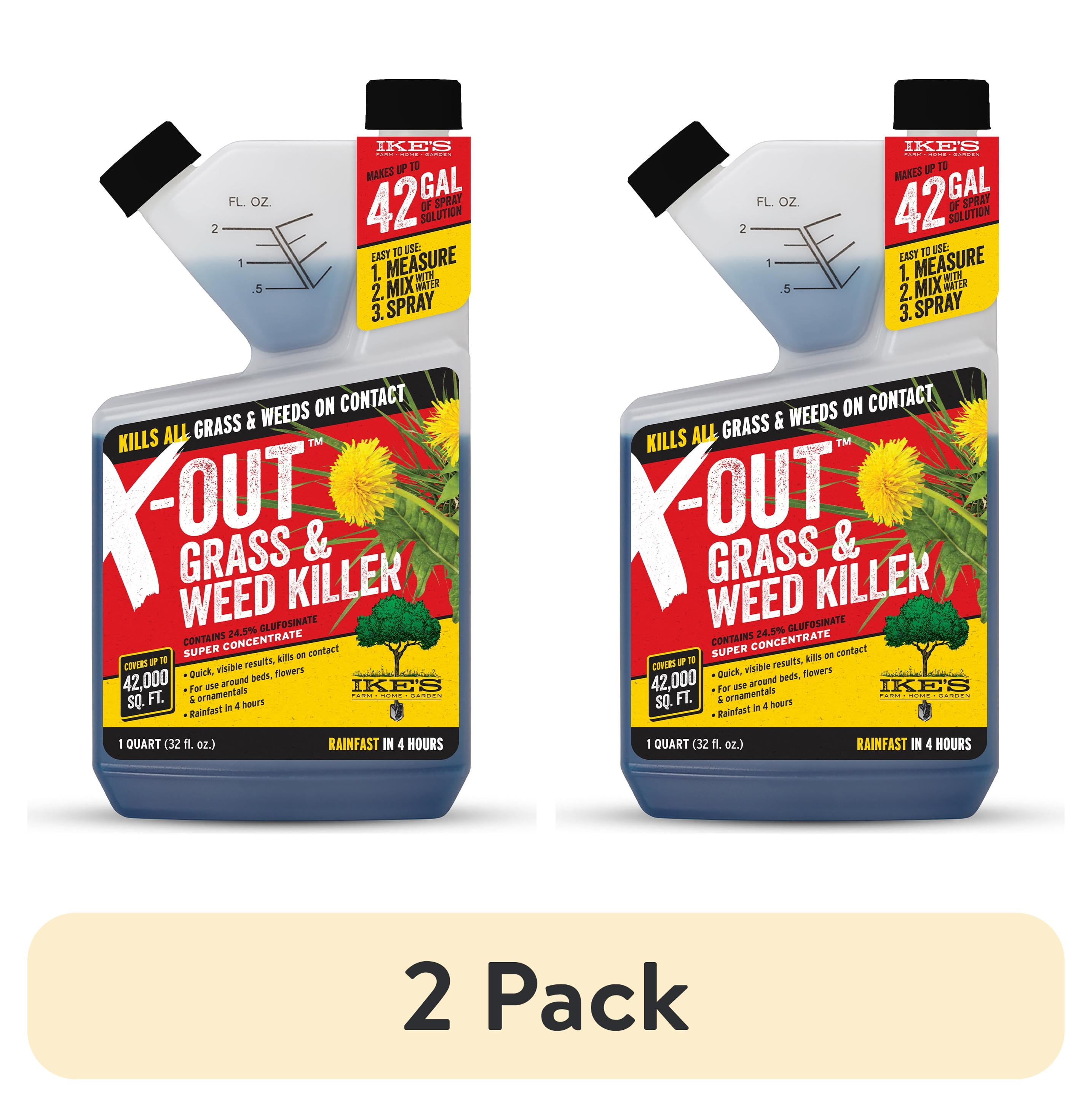 Ike's Farm X-Out, Non-Selective Weed & Grass Killer, 32 oz