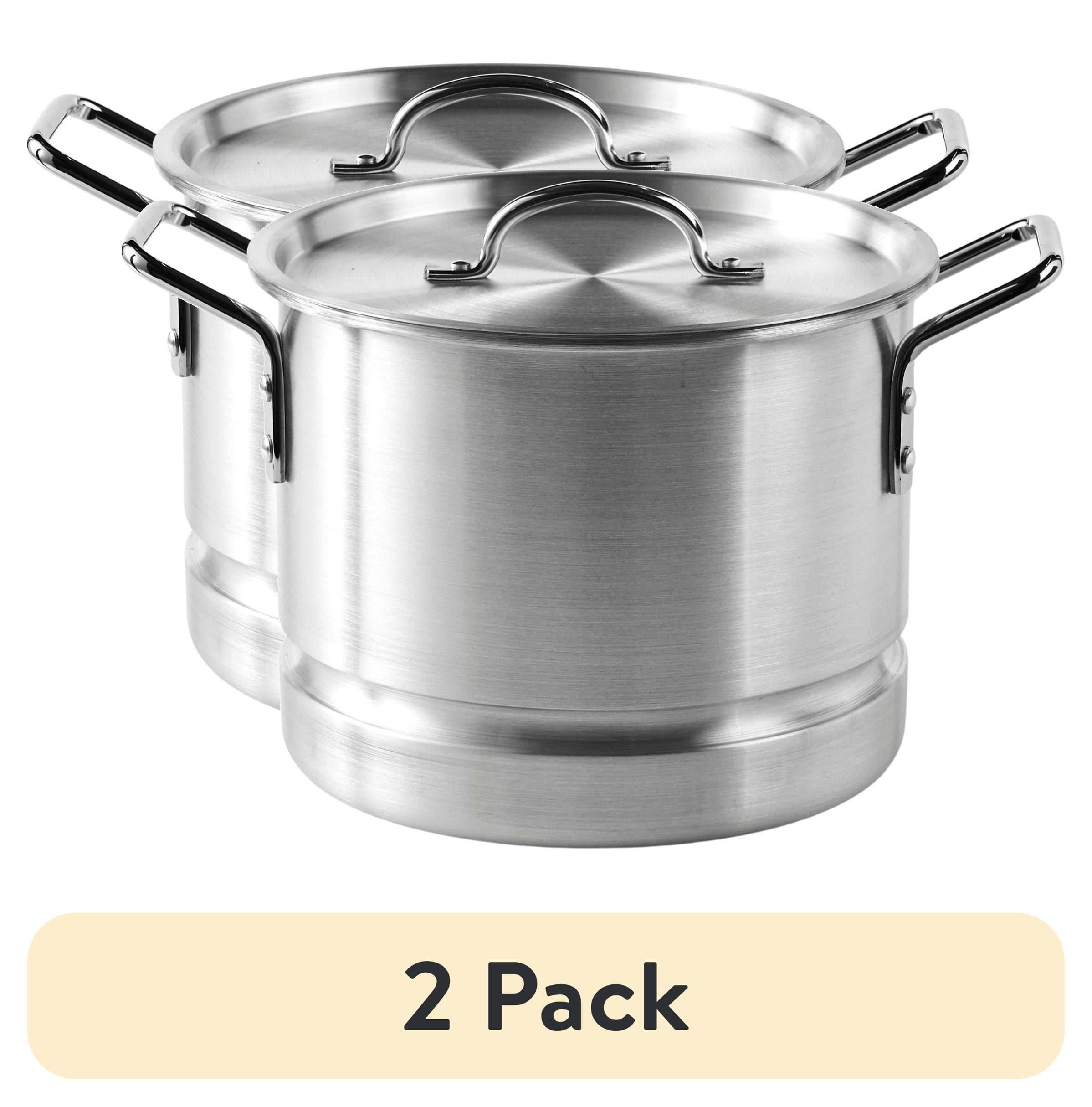 (2 pack) IMUSA 32qt Aluminum Steamer - Walmart.com