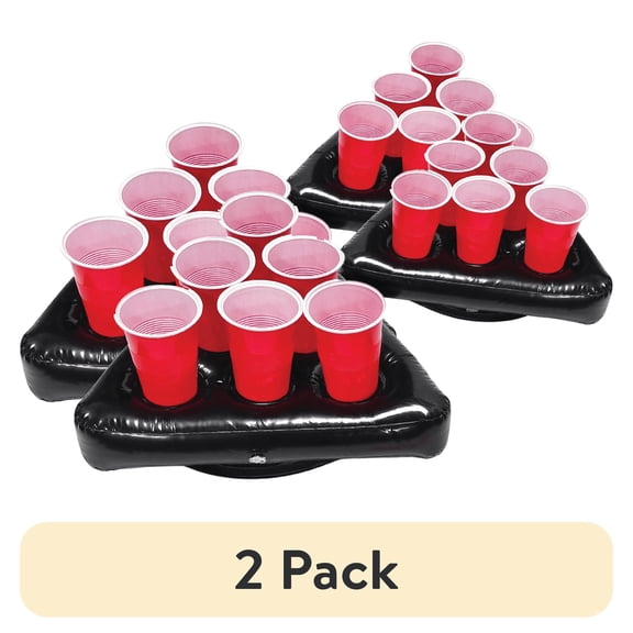 (2 pack) Inflatable Pong Hats, Party Tossing Game, 15.80-inch Length, by MinnARK Sports