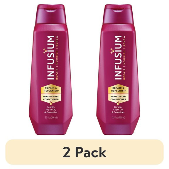 (2 pack) Infusium Moisturize & Replenish Conditioner, 13.5 Fl Oz