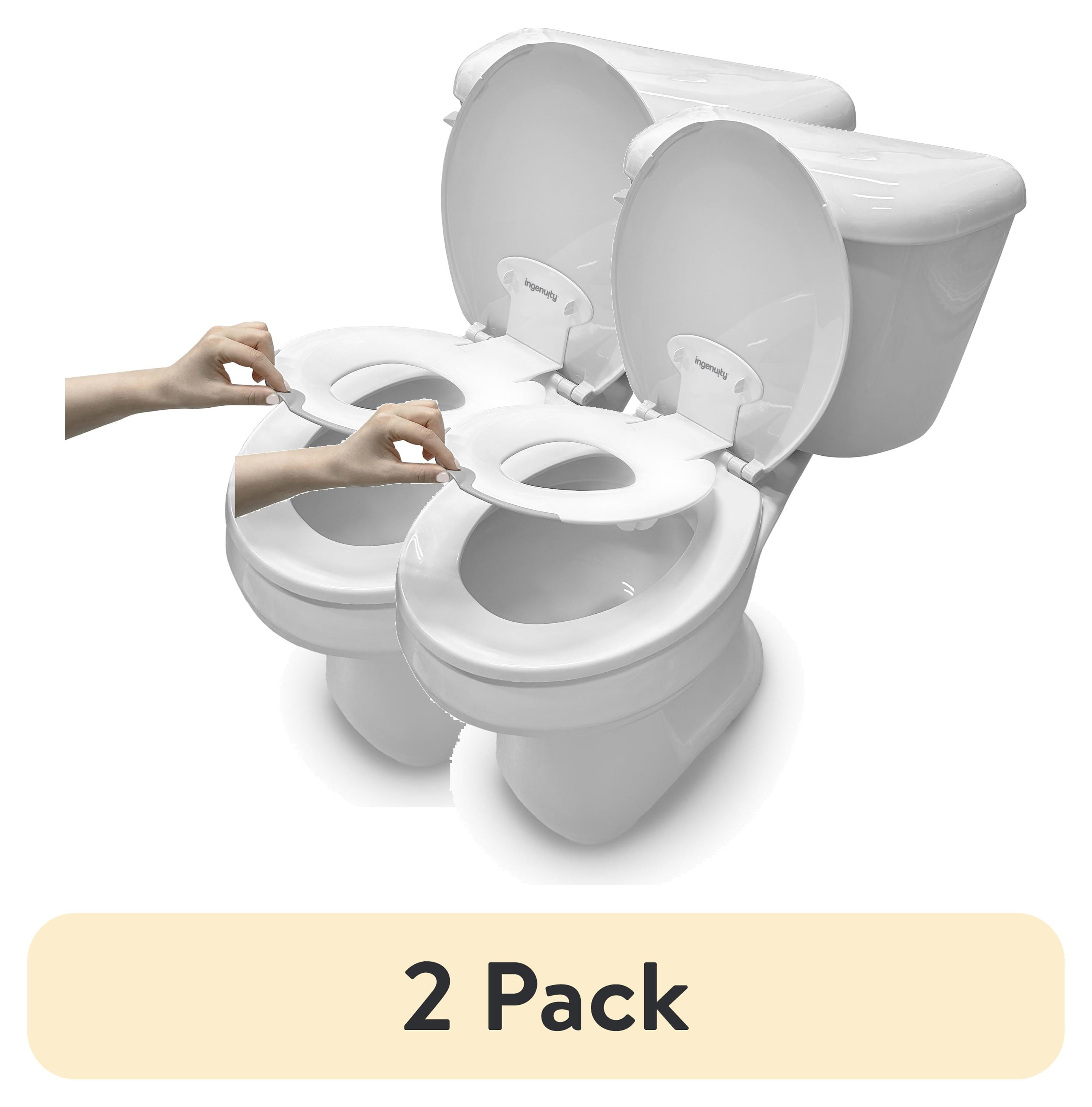 (2 pack) Ingenuity Flip & Sit Potty Seat - For Ages 18 Months, Up to 50 Pounds