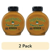 (2 pack) Inglehoffer Sweet Hot Mustard with Honey, 10.25 oz Bottle