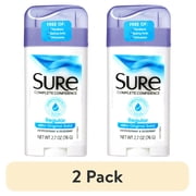 2 pack Sure Original Solid Antiperspirant & Deodorant, 48HR Protection, Regular Scent, 2.7 OZ