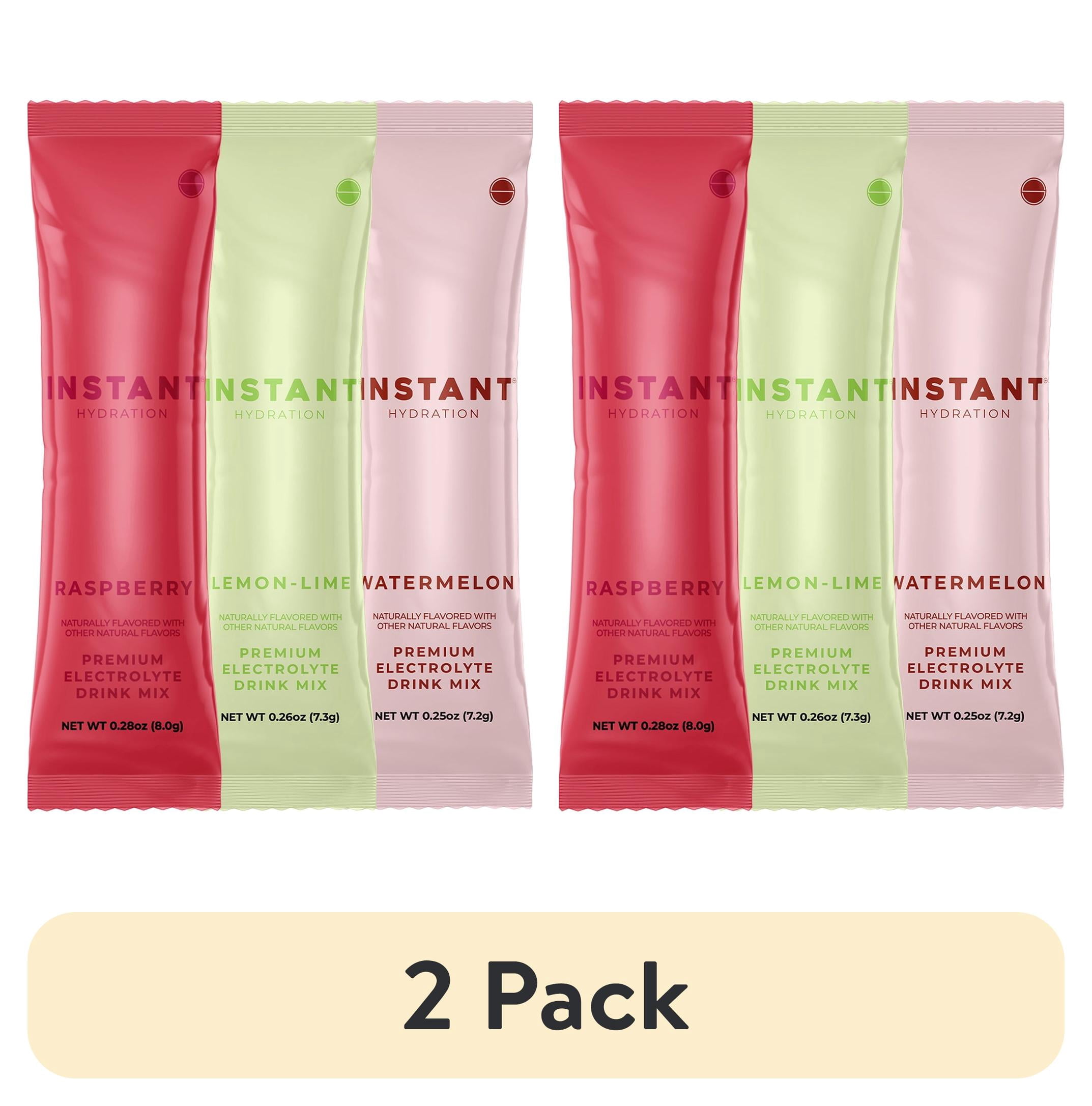 (2 pack) Instant Hydration Sugar Free Electrolyte Powder Variety Pack, 6 Sticks