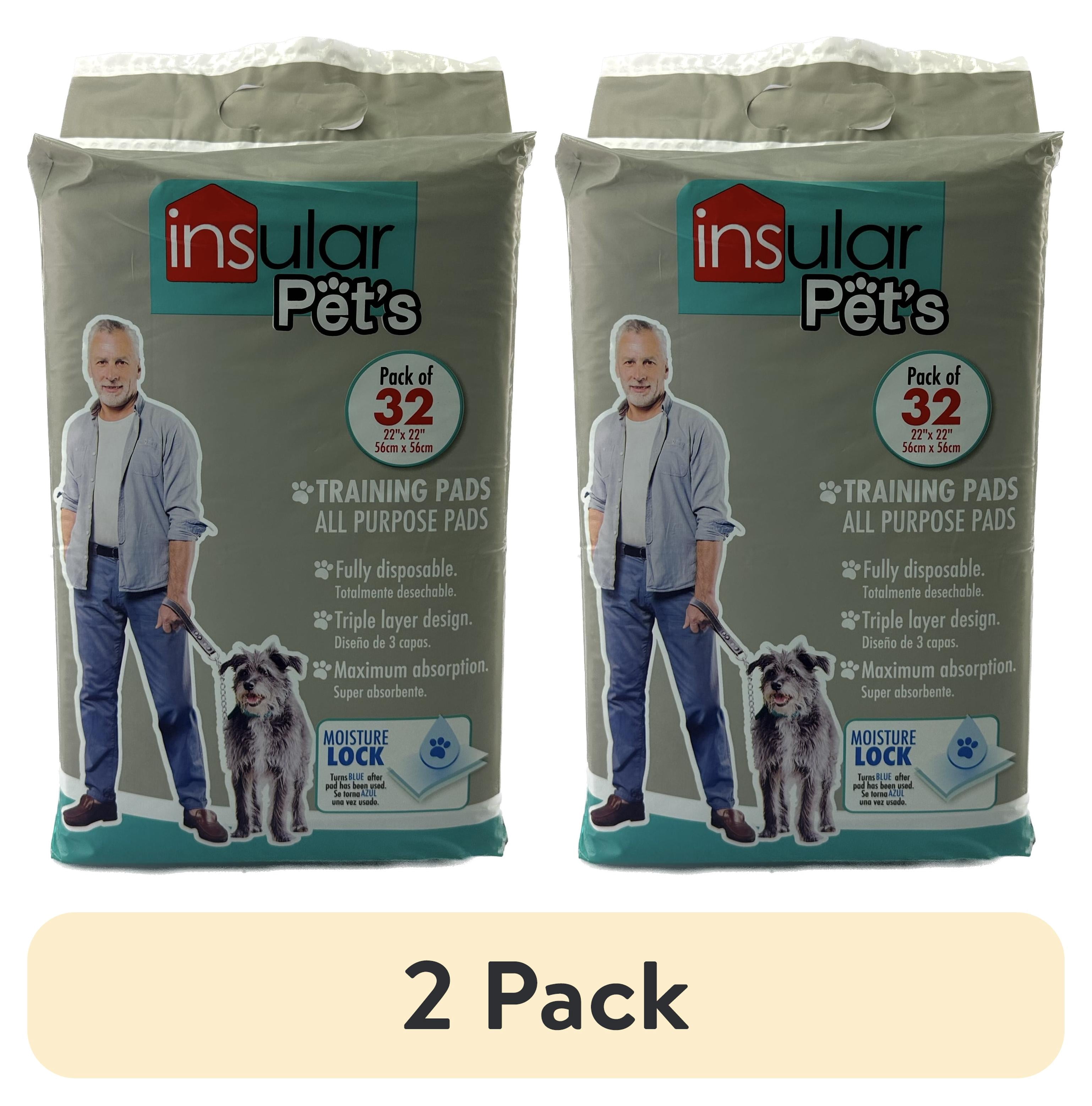(2 pack) Insular Pet's 32pk Training Pads for Dogs