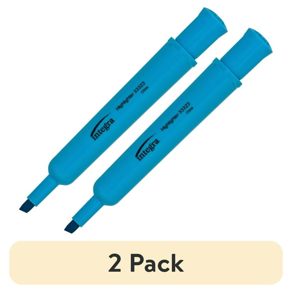 (2 pack) Integra, ITA33323, Chisel Desk Liquid Highlighters, 12 / Dozen