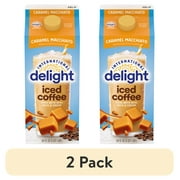 (2 pack) International Delight Ready to Drink Caramel Macchiato Iced Coffee, 64 fl oz Carton