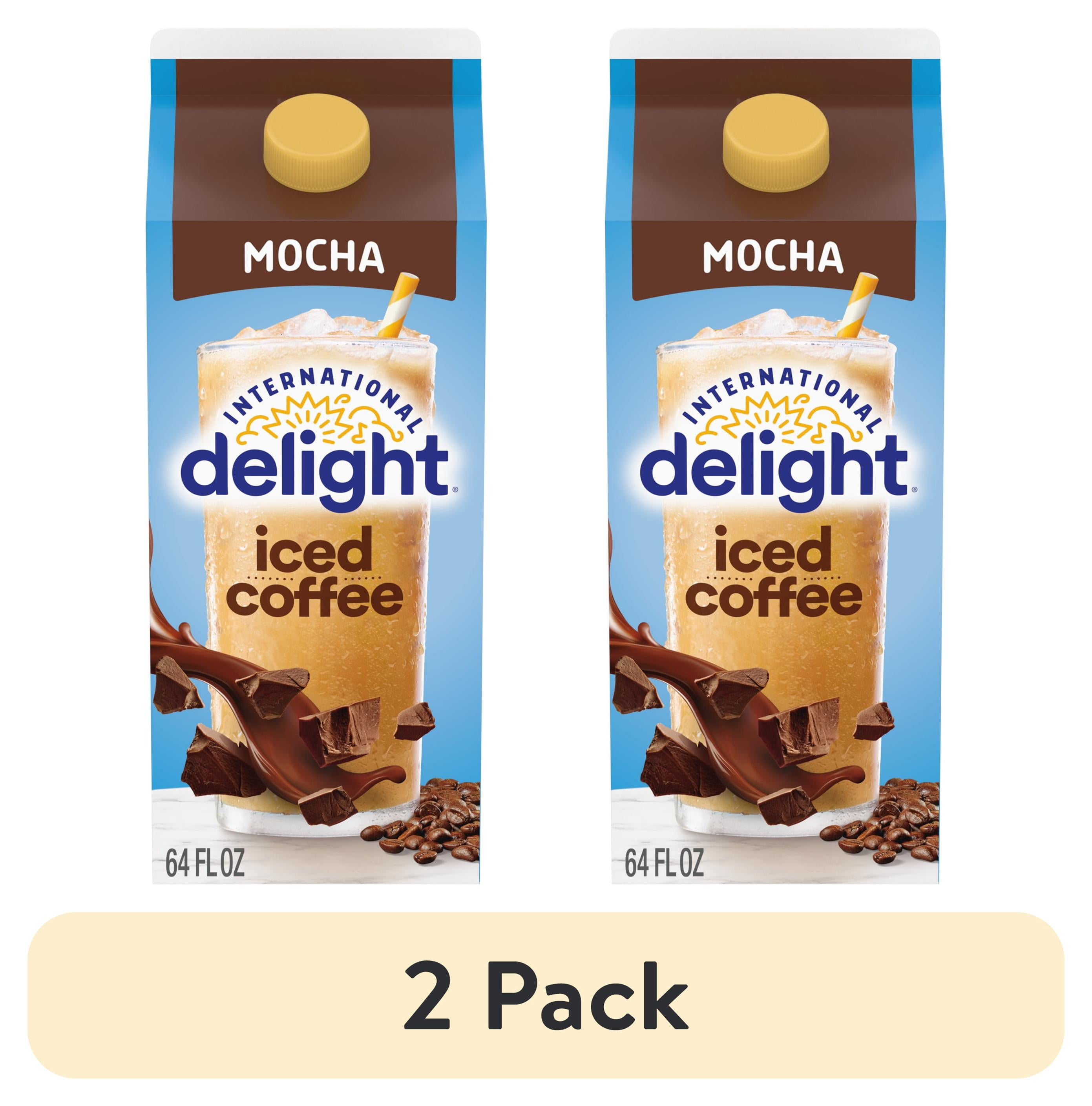 2 pack) International Delight Ready to Drink Mocha Iced Coffee, 64