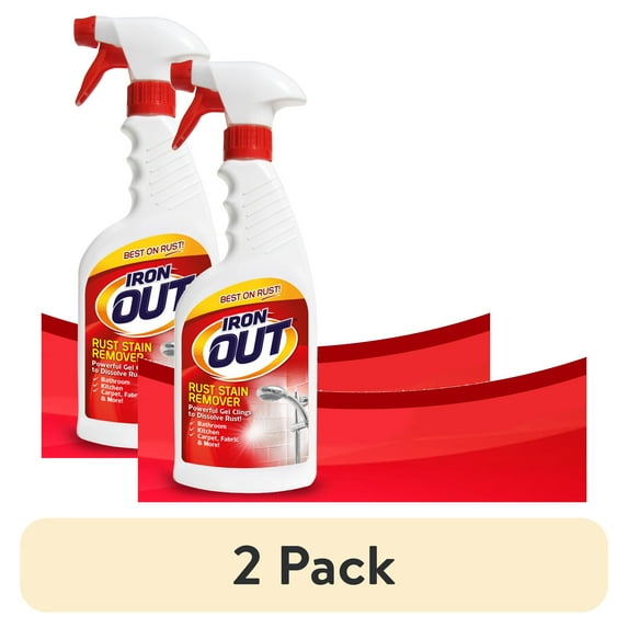 (2 pack) Iron Out Rust Stain Remover 24 fl oz