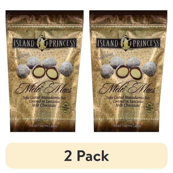 (2 pack) Island Princess Mele Macs, 7 oz.