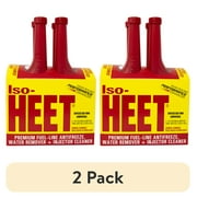 2 pack Iso-HEET Water Remover & Premium Fuel Line Antifreeze + Injector Cleaner, 12 oz Each, Pack of 4, Safe for Gas and Diesel Engines
