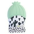 thumbnail image 1 of (2 pack) Itzy Ritzy Unisex Baby Teething Mitt - Green Cactus, 1 of 7