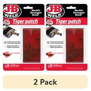 2 pack J-B Weld Tiger Automotive Patch SRP 8 Pcs. Inner pack