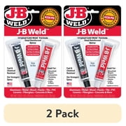 عبوتان من أنبوب JB Weld Twin - 2 أونصة باللون الرمادي الداكن