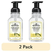 (2 pack) J.R. Watkins Foaming Hand Soap, Lemon, Citrus Scent, 9 fl oz