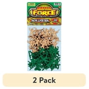 2 pack JA-RU - Team Xtreme Soldiers Plastic Army Men Set - 50 Pieces