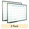 thumbnail image 1 of (2 pack) JILoffice Dry Erase Calendar Whiteboard - Magnetic White Board Calendar Monthly 36 x 24 Inch, Black Aluminum Frame Wall Mounted Board for Office Home and School, 1 of 6