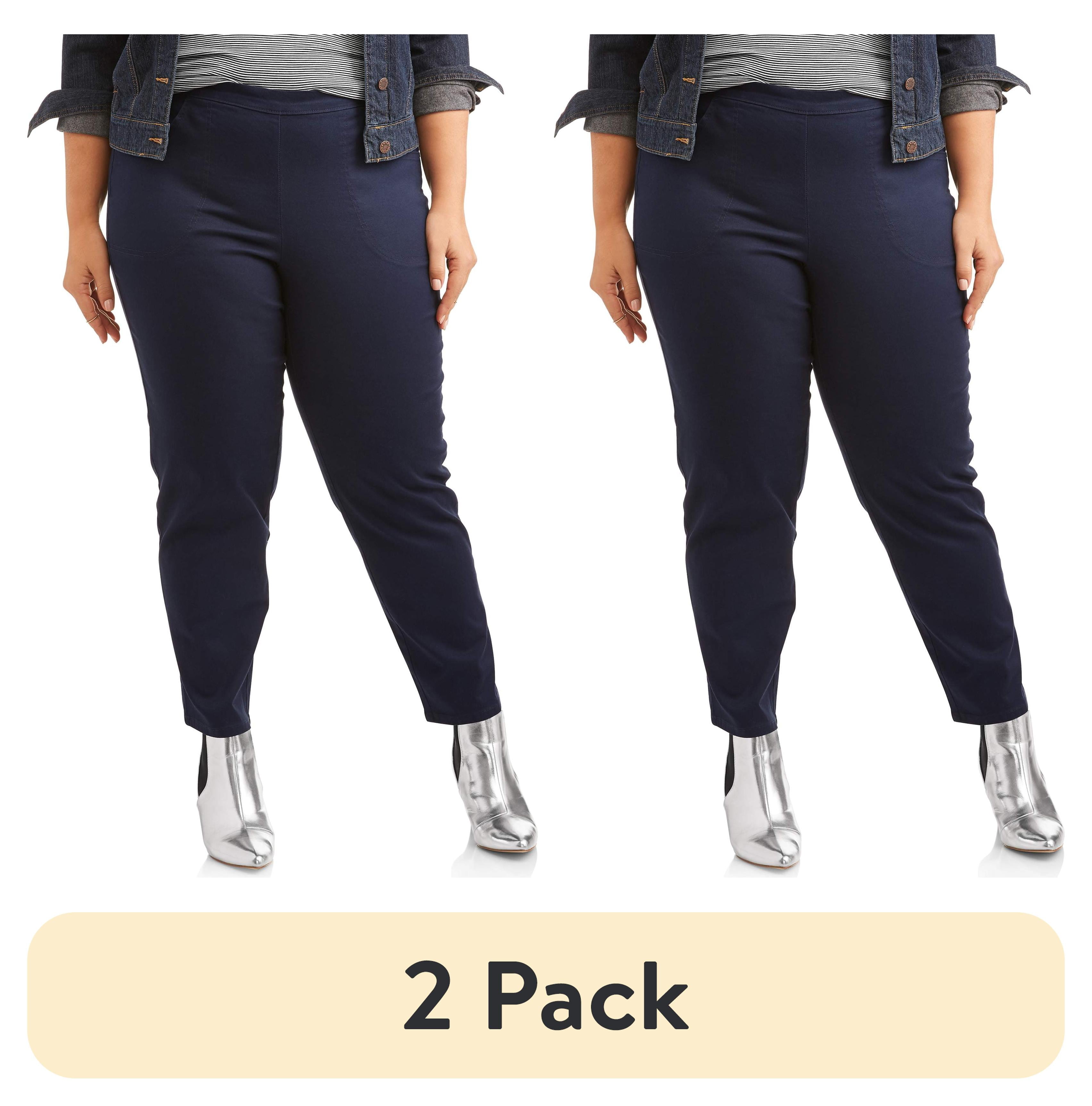 Just My Size Women's Classic Cotton Stretch Elastic Waist Plus 2