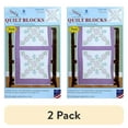 thumbnail image 1 of (2 pack) Jack Dempsey Quilt Blocks 18" Daisies 6pc, 1 of 3